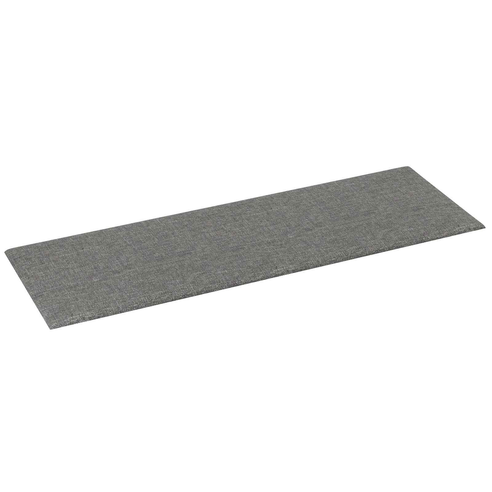 vidaXL Wejściowy zagłówek 12 pcs Jasnoszary 90 x 30 cm tkanina