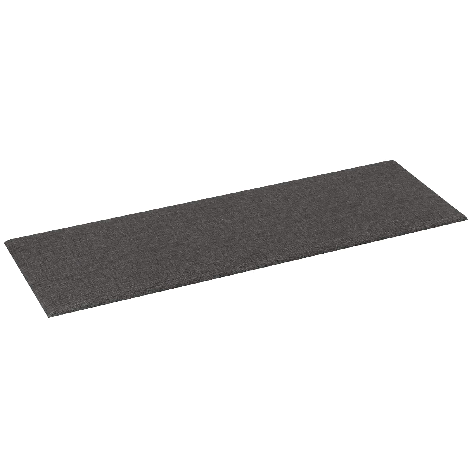 vidaXL Wejściowy zagłówek 12 pcs Ciemnoszary 90 x 30 cm tkanina