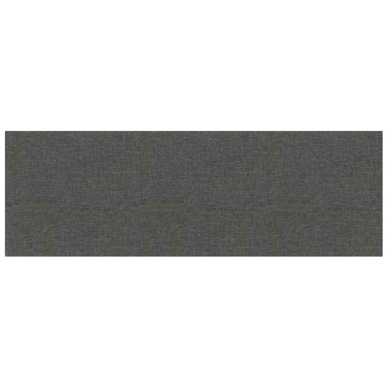 vidaXL Wejściowy zagłówek 12 pcs Ciemnoszary 90 x 30 cm tkanina