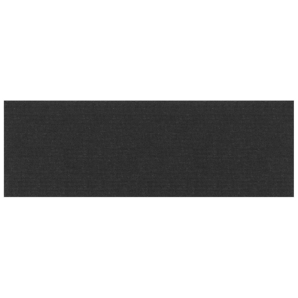 vidaXL Wejściowy zagłówek 12 pcs Czarny 90 x 30 cm tkanina