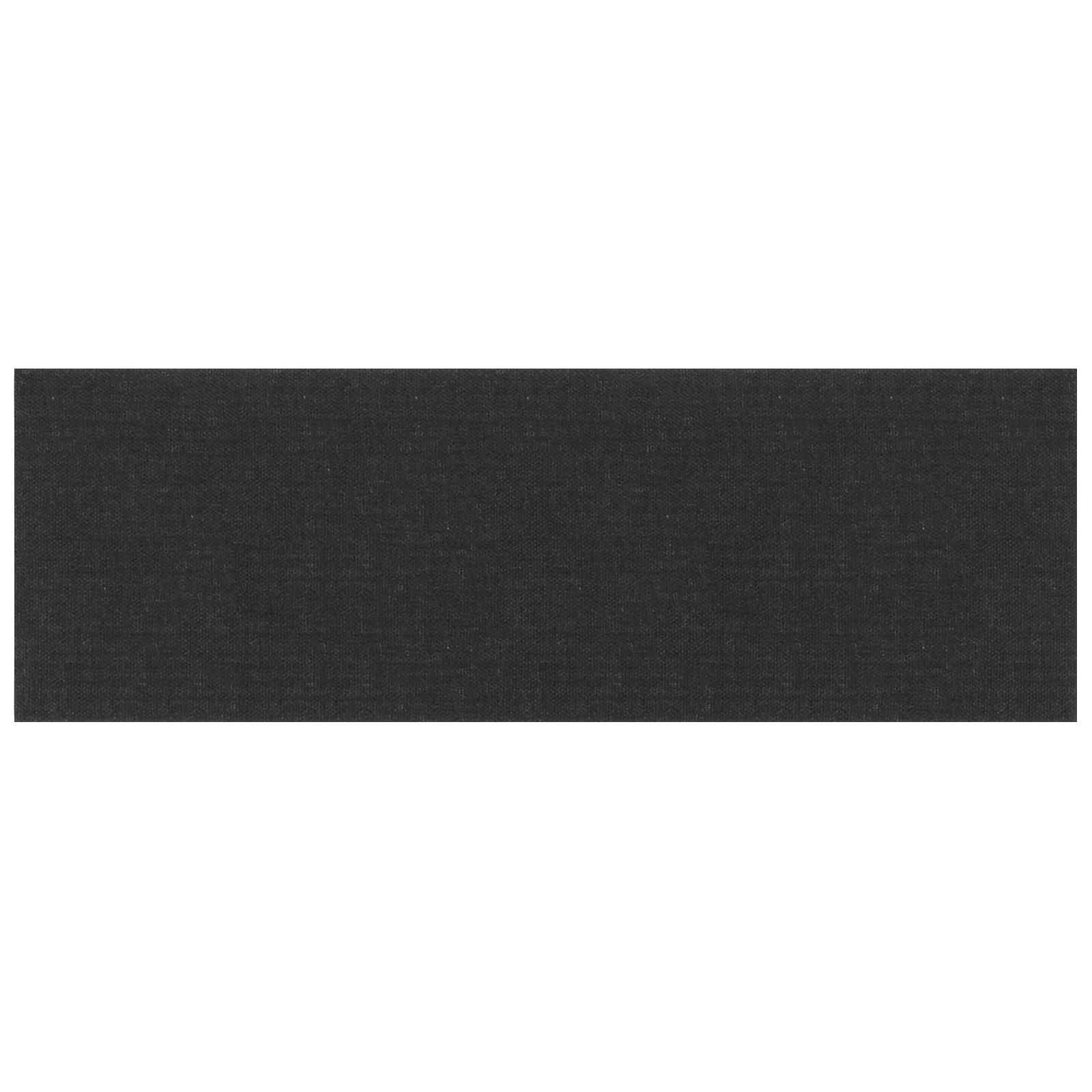 vidaXL Wejściowy zagłówek 12 pcs Czarny 90 x 30 cm tkanina