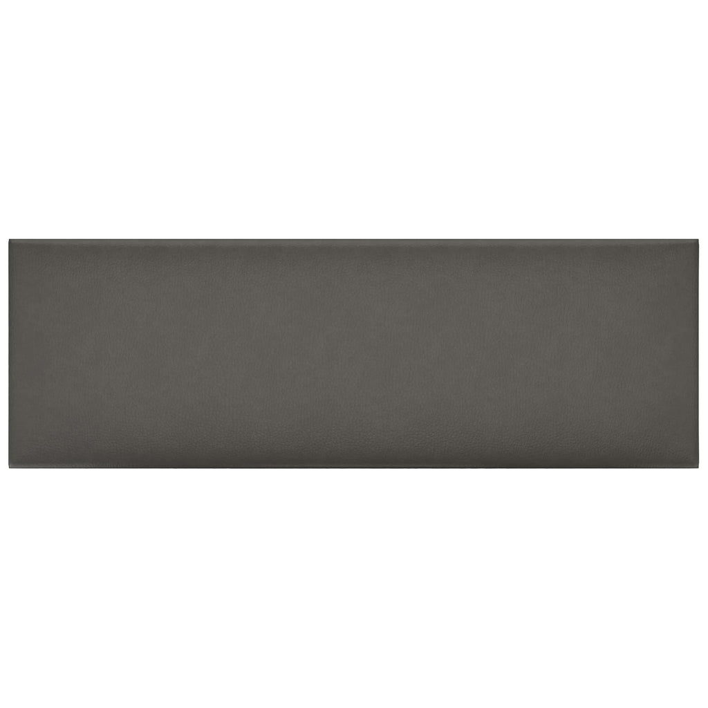 vidaXL Wejściowy zagłówek 12 pcs Szary 90 x 30 cm tkanina