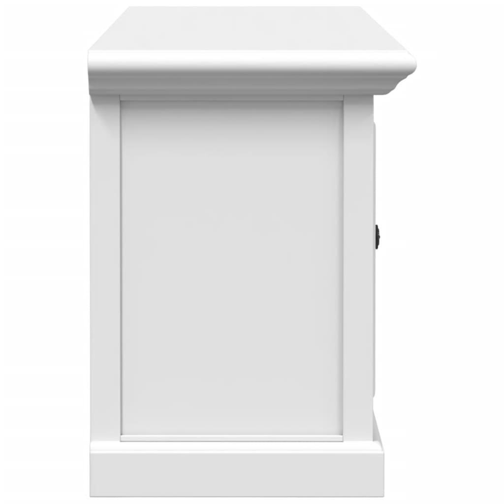 vidaXL Szafka pod TV, biała, 110x30x41 cm, materiał drewnopochodny