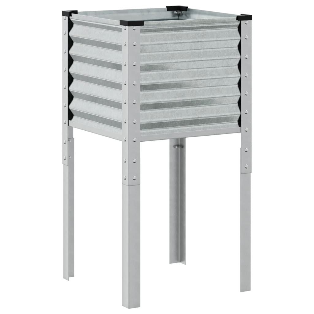 vidaXL Donica ogrodowa 45x45x88 cm Stal ocynkowana