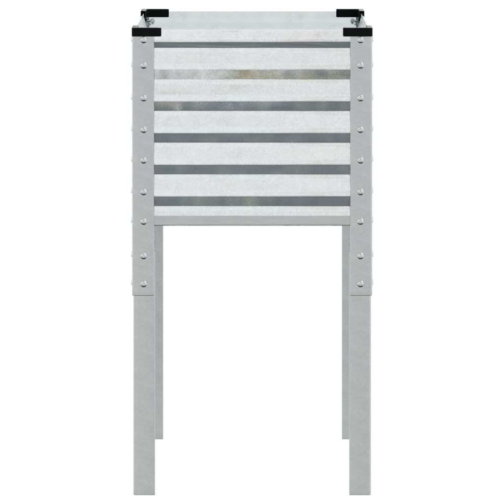 vidaXL Donica ogrodowa 45x45x88 cm Stal ocynkowana