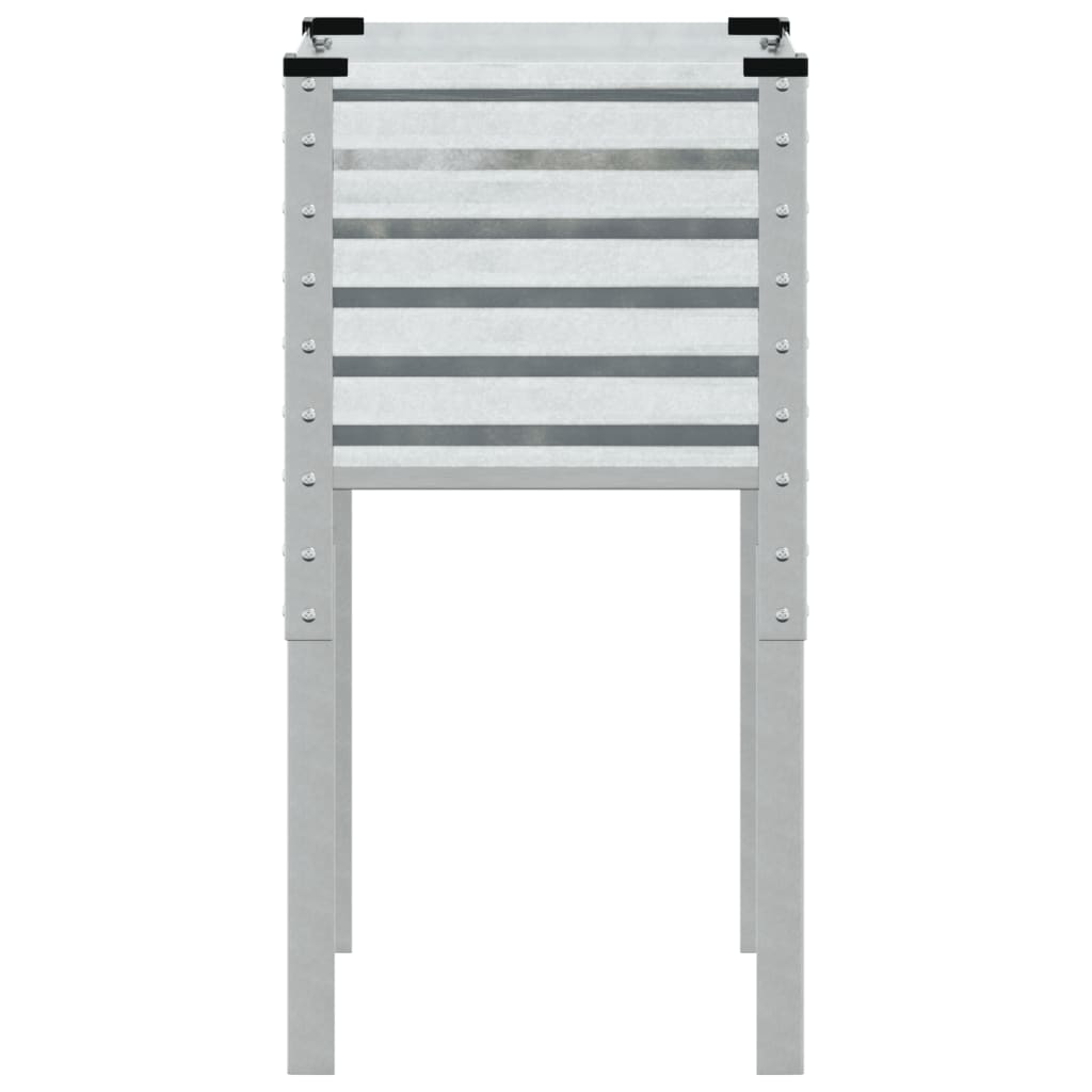 vidaXL Donica ogrodowa 45x45x88 cm Stal ocynkowana
