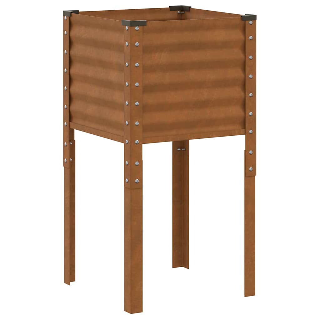 vidaXL Donica ogrodowa 45x45x88 cm Stal nierdzewna