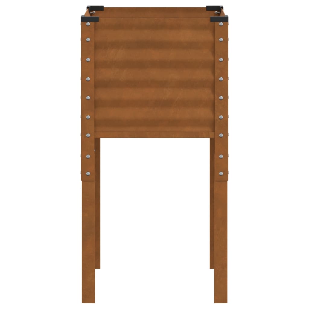 vidaXL Donica ogrodowa 45x45x88 cm Stal nierdzewna