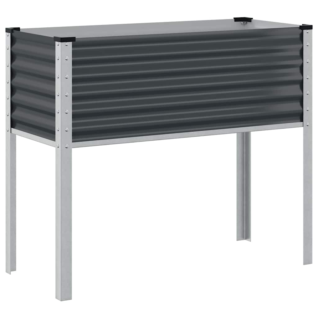vidaXL Donica ogrodowa antracytowa 100x45x90 cm stalowa