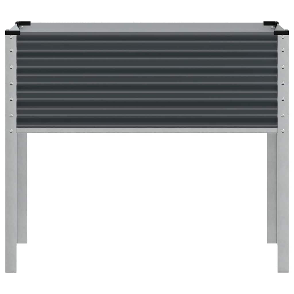 vidaXL Donica ogrodowa antracytowa 100x45x90 cm stalowa