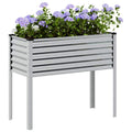 vidaXL Donica ogrodowa 100x45x90 cm Stal ocynkowana