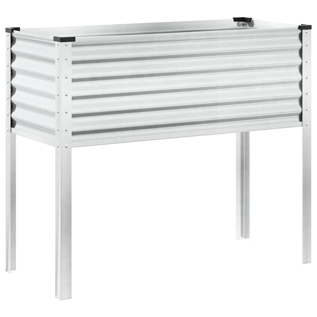 vidaXL Donica ogrodowa 100x45x90 cm Stal nierdzewna