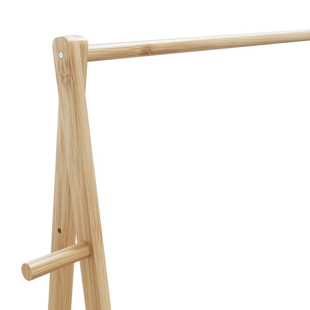 vidaXL Wieszak na ubrania z półkami i kółkami, 132x45,5x155,5 cm