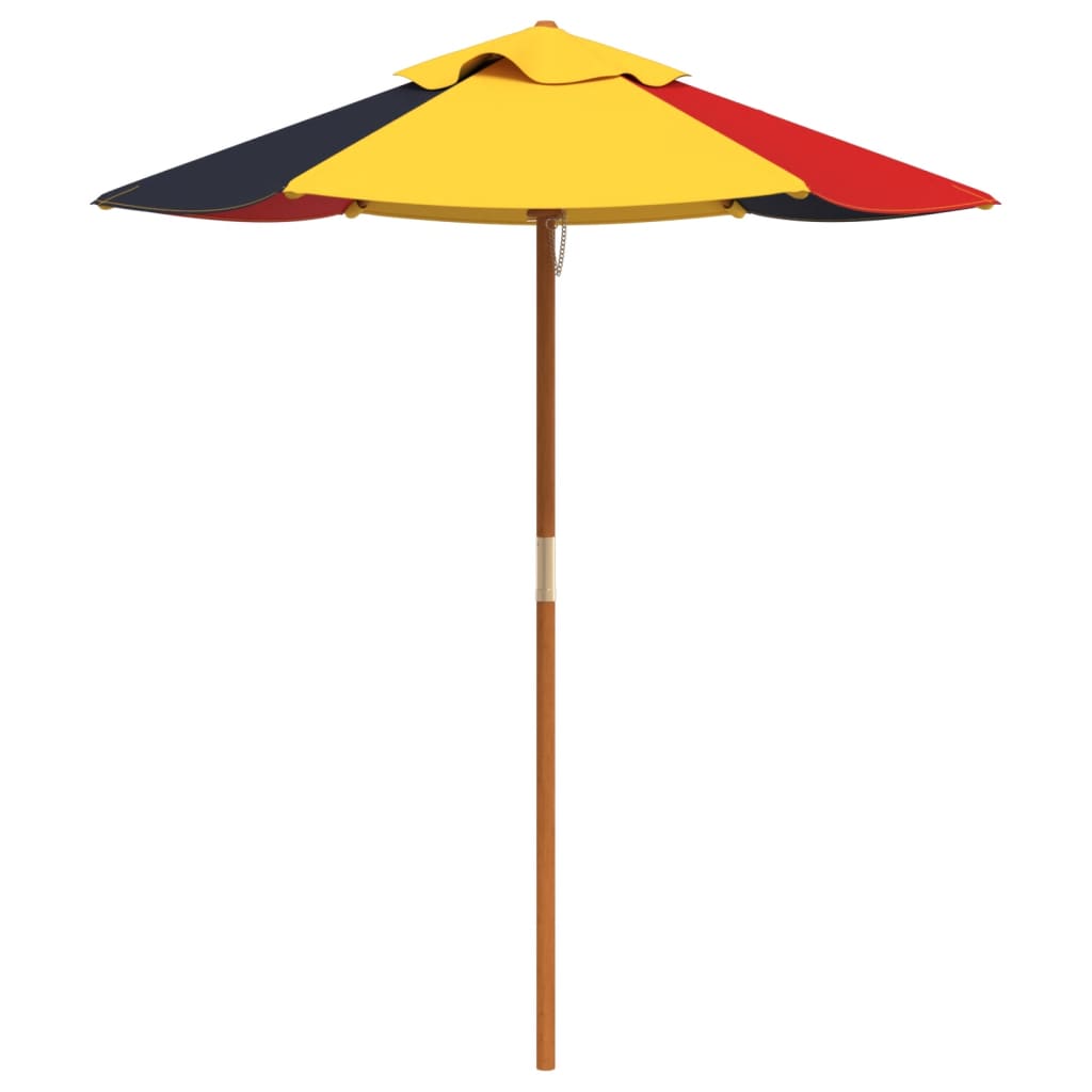 vidaXL Parasol ogrodowy dla dzieci, na drewnianym słupku, Ø120x140 cm