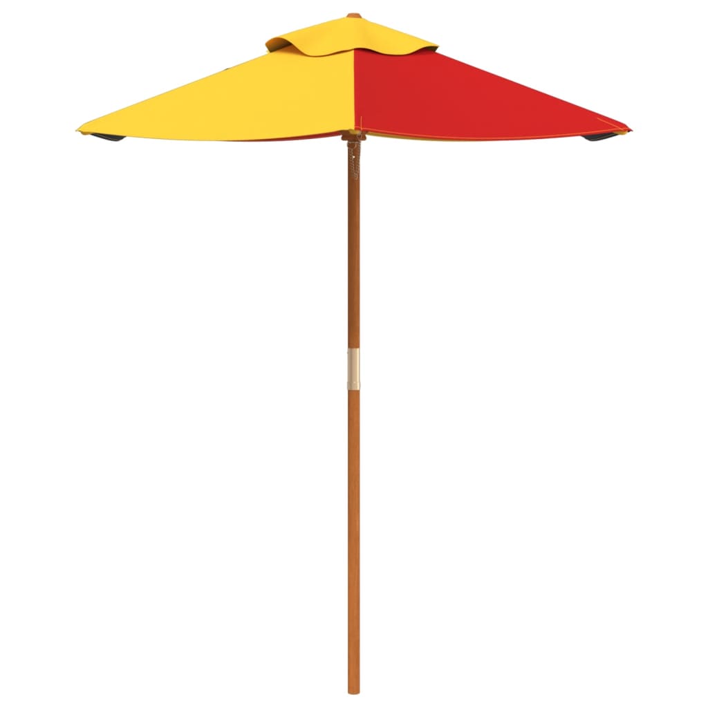 vidaXL Parasol ogrodowy dla dzieci, na drewnianym słupku, Ø120x140 cm
