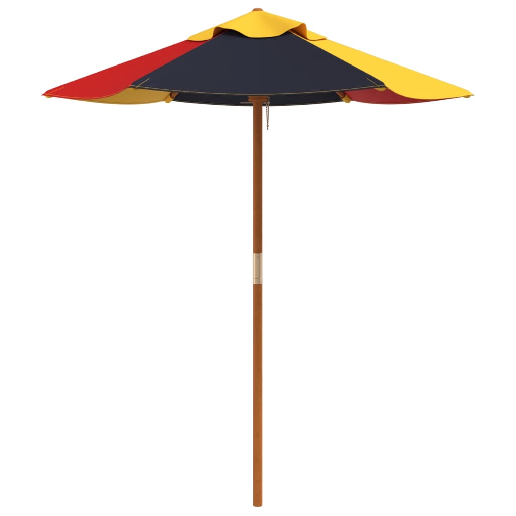 vidaXL Parasol ogrodowy dla dzieci, na drewnianym słupku, Ø120x140 cm