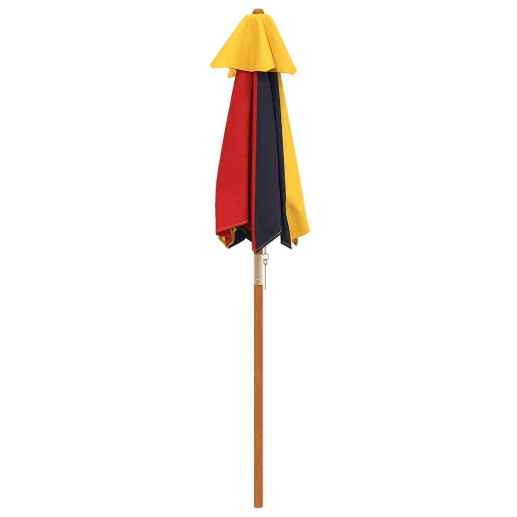 vidaXL Parasol ogrodowy dla dzieci, na drewnianym słupku, Ø120x140 cm