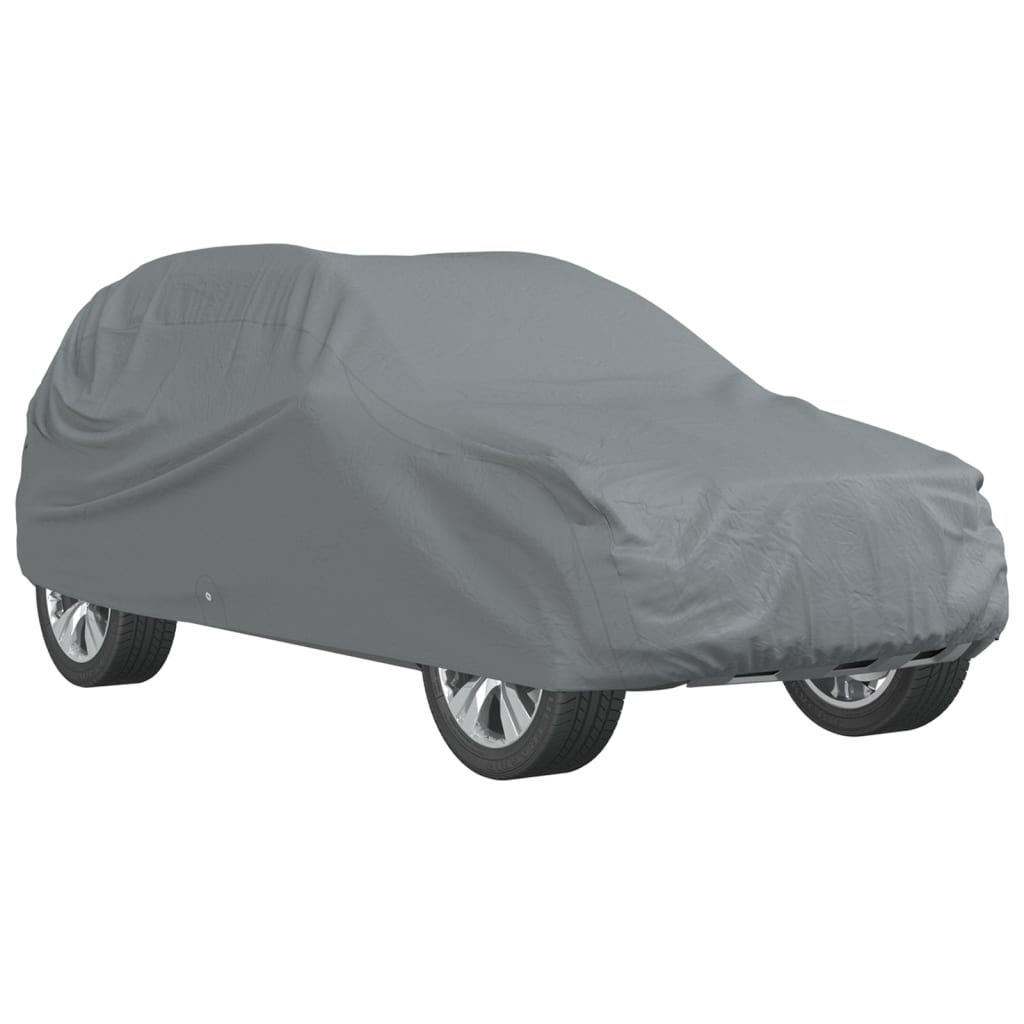 vidaXL Pokrowiec na samochód typu SUV, pełny, szary, M, włóknina
