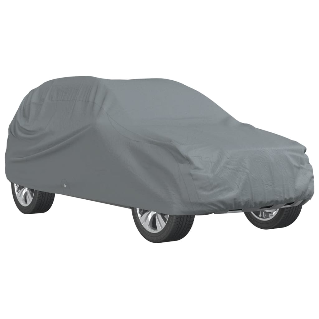vidaXL Pokrowiec na samochód typu SUV, pełny, szary, L, włóknina