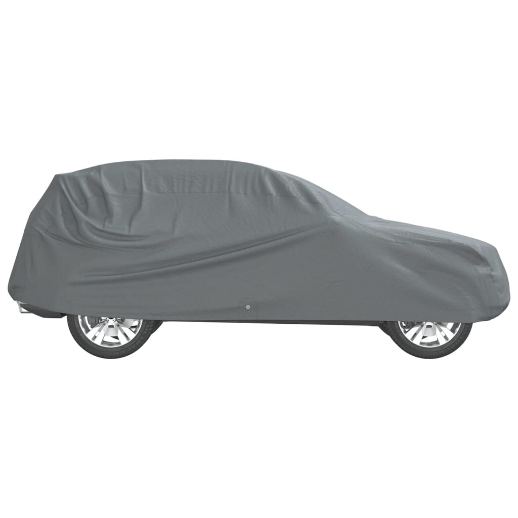 vidaXL Pokrowiec na samochód typu SUV, pełny, szary, L, włóknina