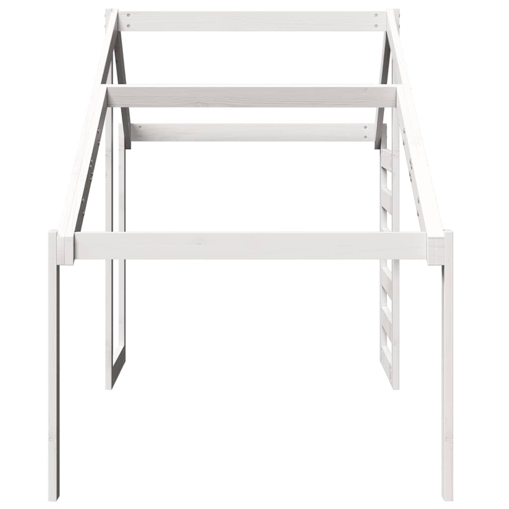vidaXL Daszek do łóżka dziecięcego, biały, 198x87x113 cm, sosnowy