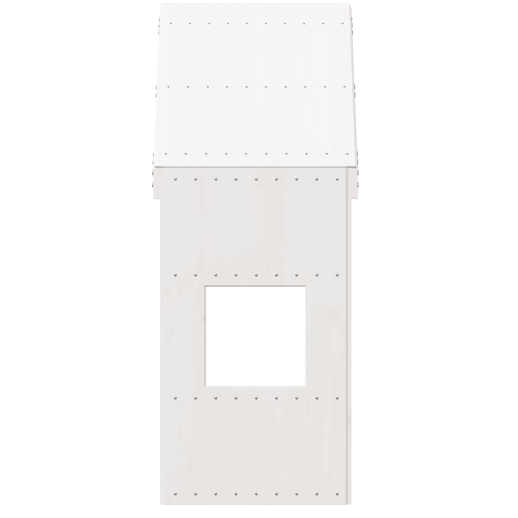 vidaXL Daszek do łóżka dziecięcego, biały, 55x99x139,5 cm, sosnowy