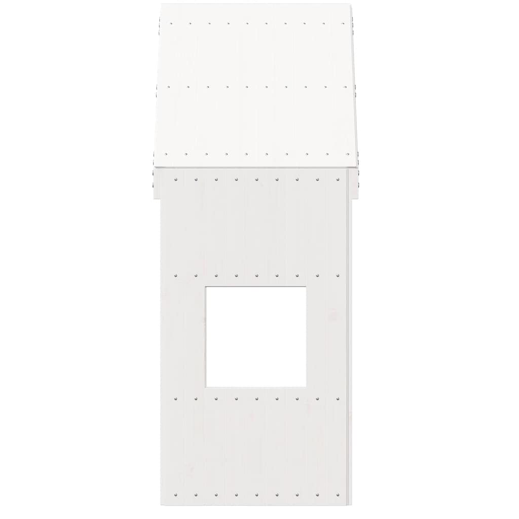 vidaXL Daszek do łóżka dziecięcego, biały, 55x84x132 cm, sosnowy