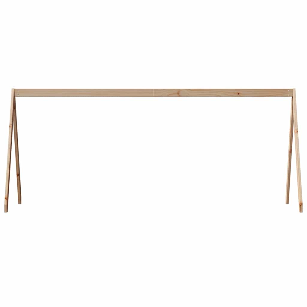 vidaXL Daszek do łóżka dziecięcego, 209x85,5x88 cm, drewno sosnowe