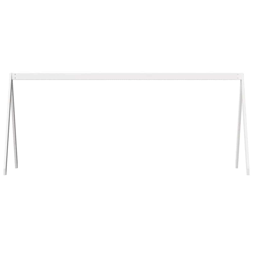vidaXL Daszek do łóżka dziecięcego, biały, 199x95,5x88 cm, sosnowy