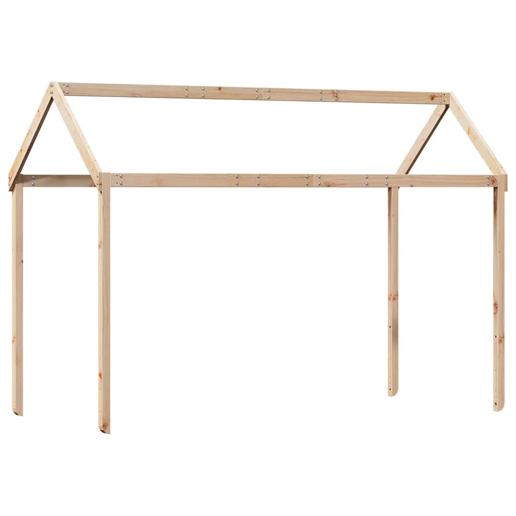 vidaXL Daszek do łóżka dziecięcego, 207x95,5x159 cm, drewno sosnowe