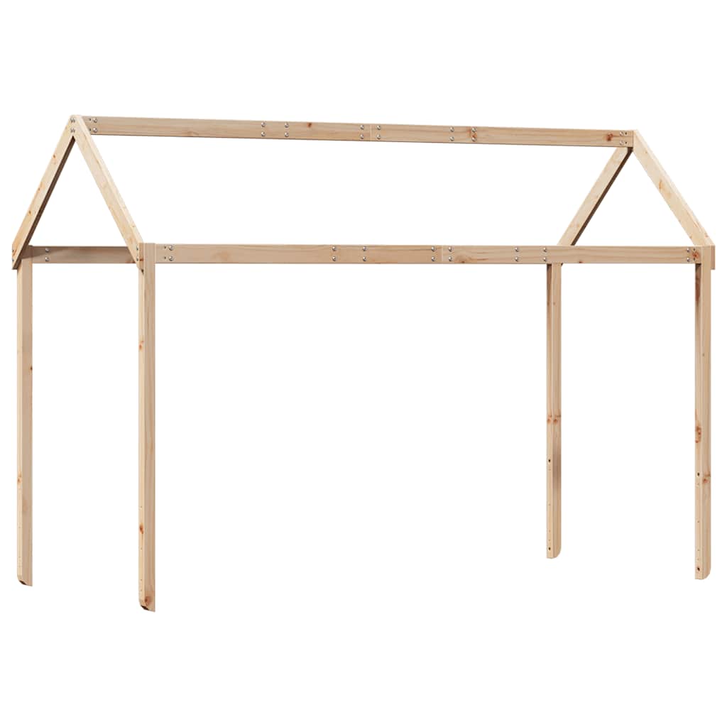 vidaXL Daszek do łóżka dziecięcego, 207x80,5x151,5 cm, drewno sosnowe