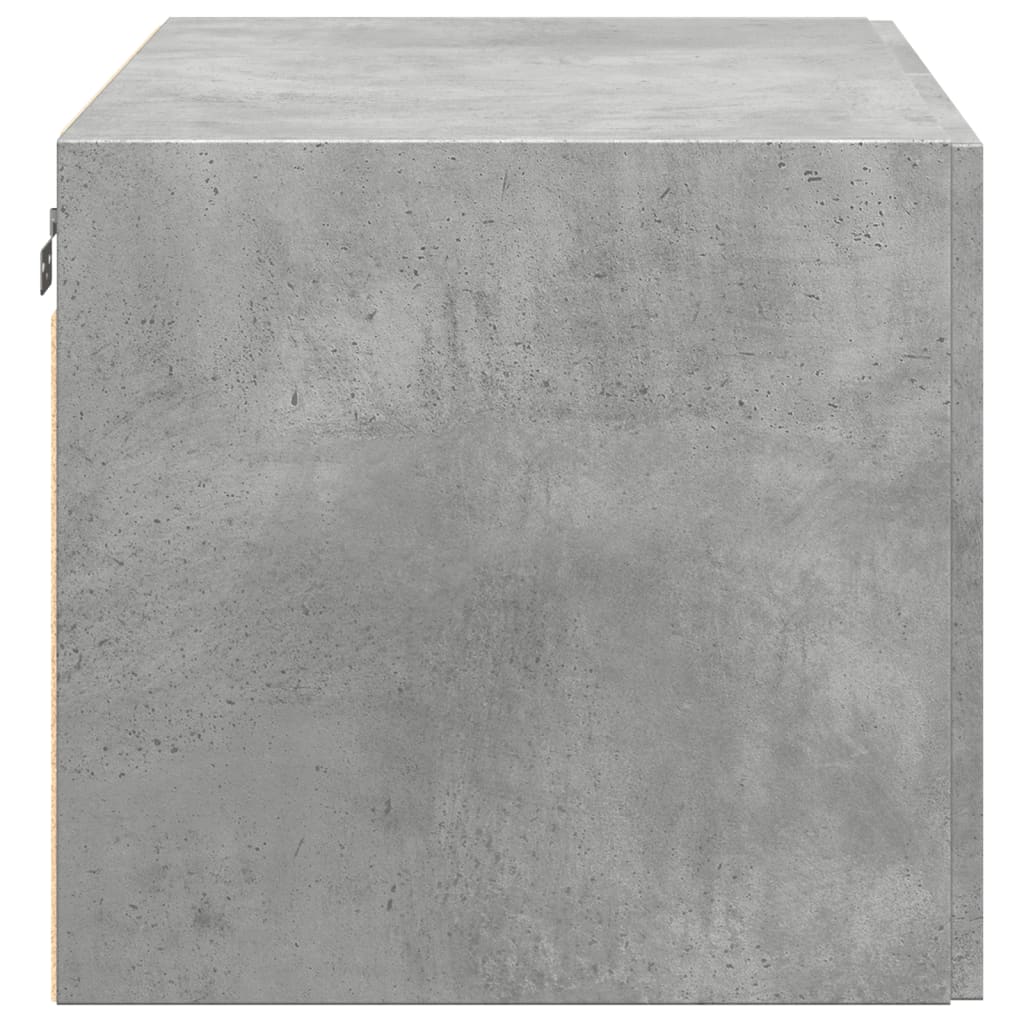 vidaXL Szafka wisząca, szarość betonu, 80x42,5x40 cm