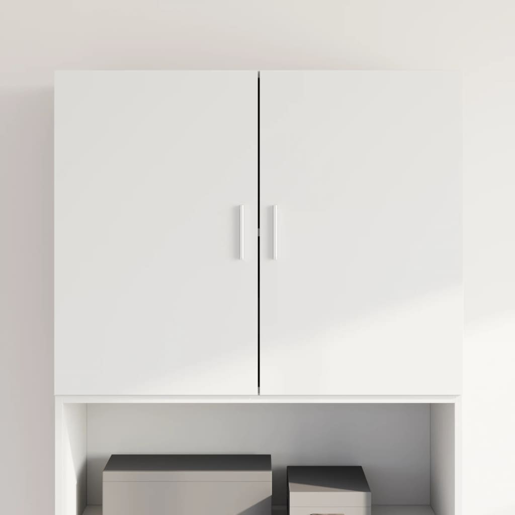 vidaXL Szafka wisząca, biała, 80x42,5x64 cm, materiał drewnopochodny