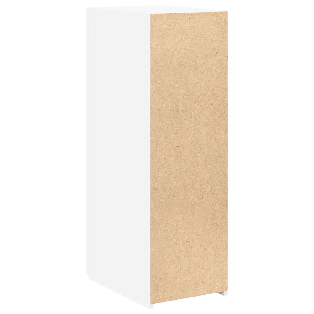 vidaXL Szafka, biała, 30x42,5x93 cm, materiał drewnopochodny