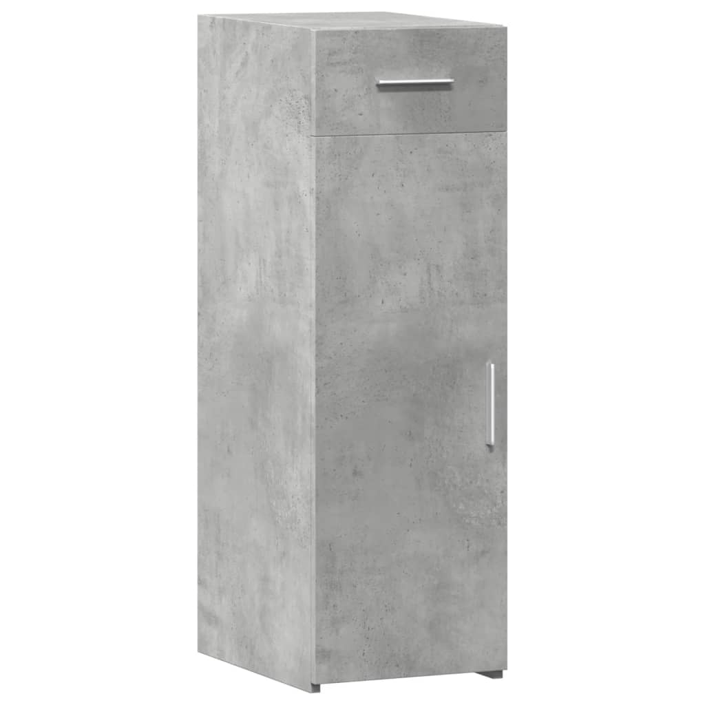 vidaXL Szafka, szarość betonu, 30x42,5x93 cm, materiał drewnopochodny