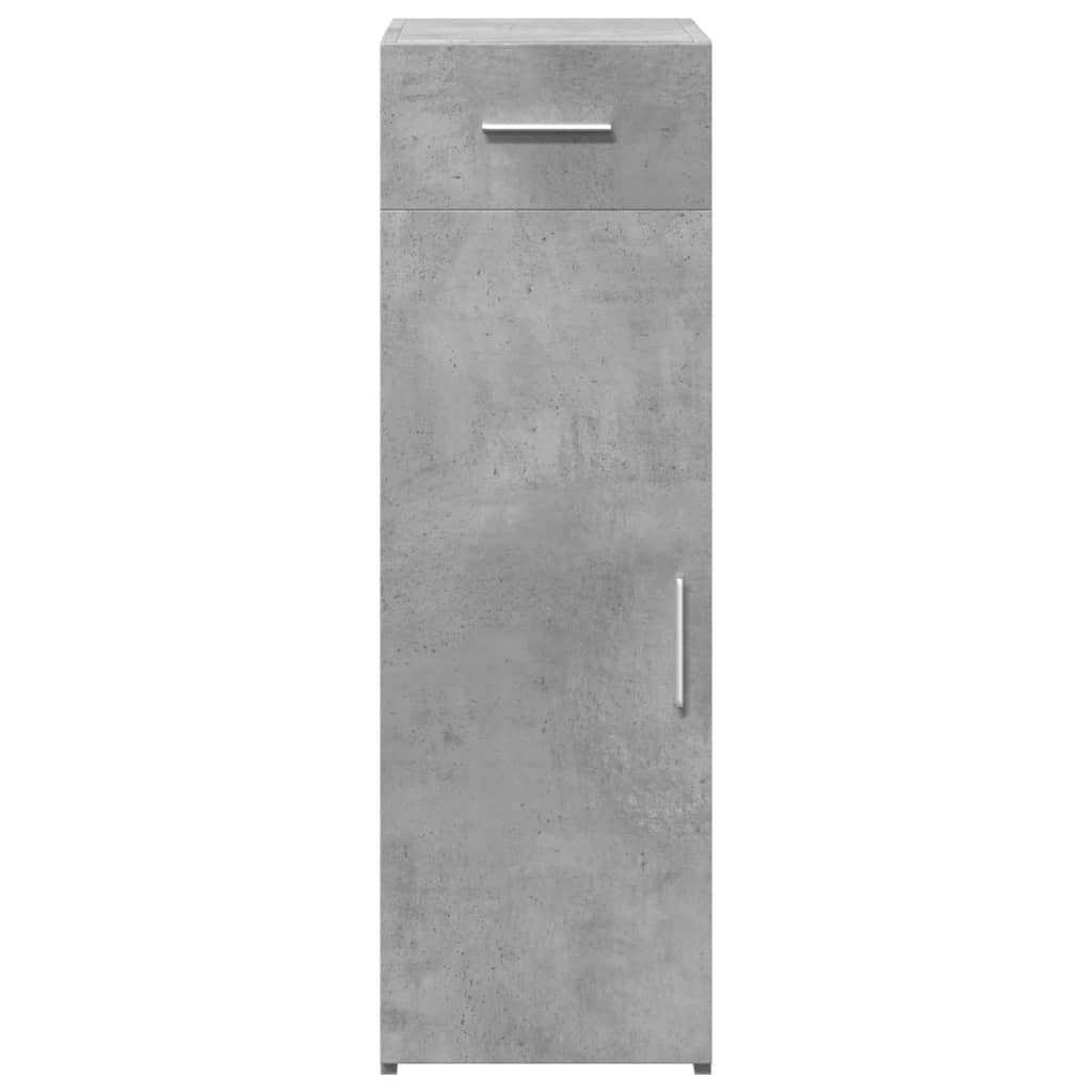 vidaXL Szafka, szarość betonu, 30x42,5x93 cm, materiał drewnopochodny
