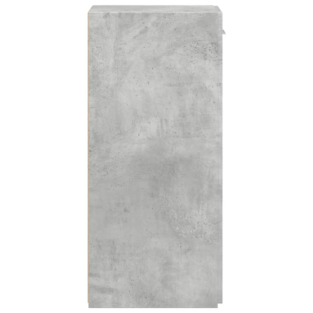 vidaXL Szafka, szarość betonu, 30x42,5x93 cm, materiał drewnopochodny