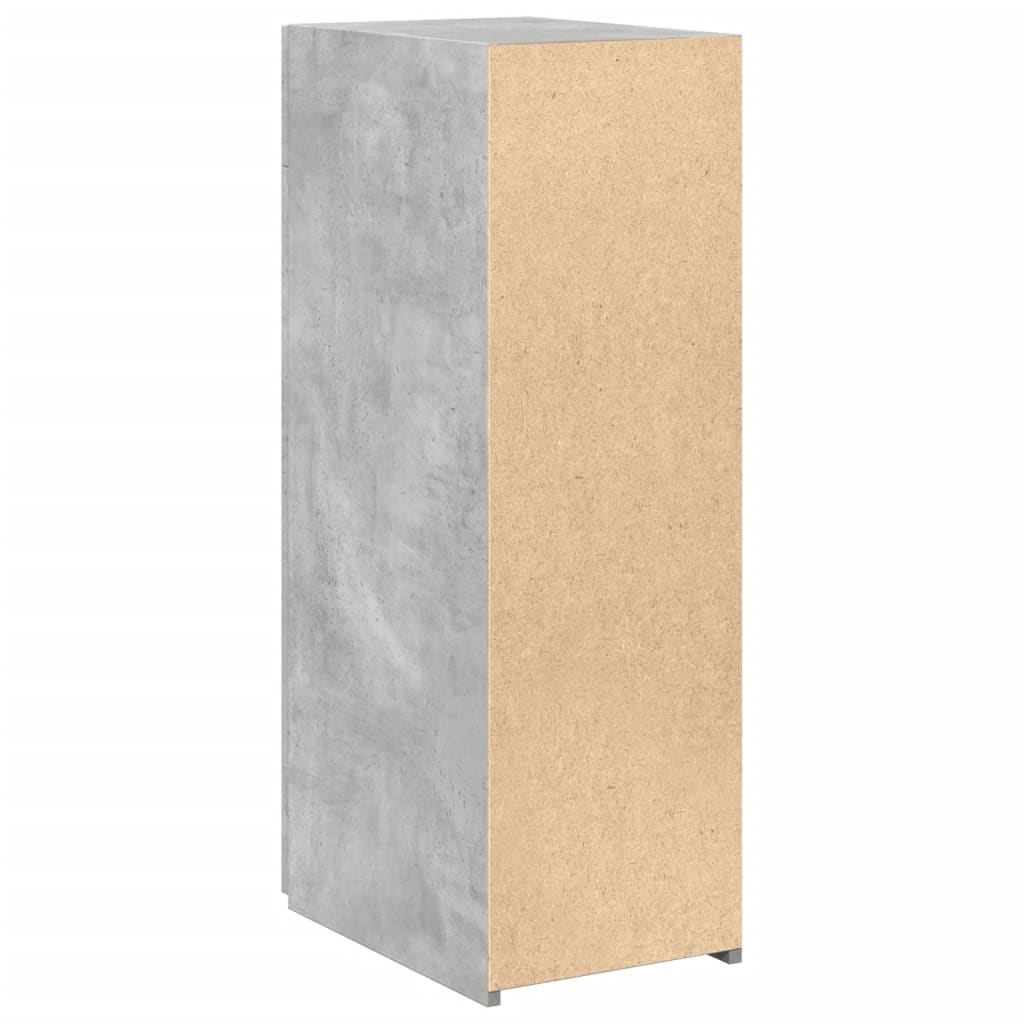 vidaXL Szafka, szarość betonu, 30x42,5x93 cm, materiał drewnopochodny