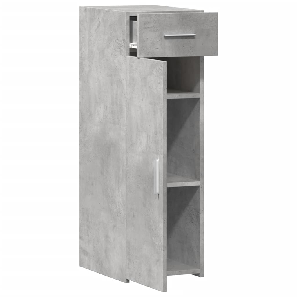 vidaXL Szafka, szarość betonu, 30x42,5x93 cm, materiał drewnopochodny