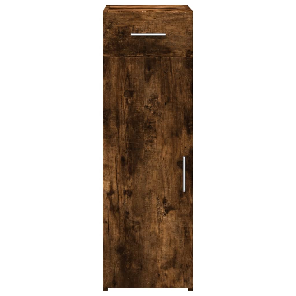 vidaXL Komoda, przydymiony dąb, 30x42,5x93 cm, materiał drewnopochodny
