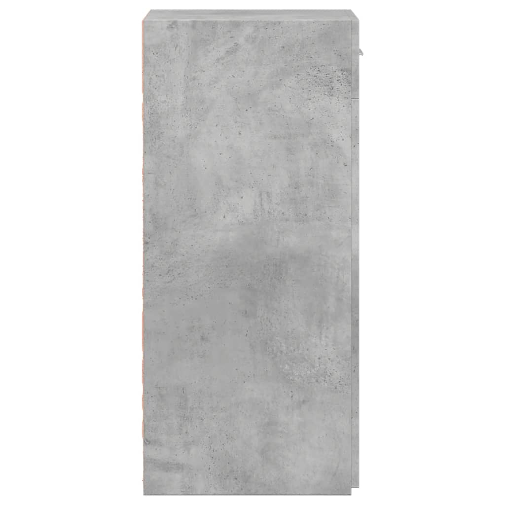 vidaXL Szafka, szarość betonu, 40x42,5x93 cm, materiał drewnopochodny