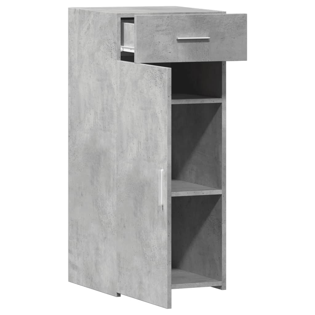 vidaXL Szafka, szarość betonu, 40x42,5x93 cm, materiał drewnopochodny