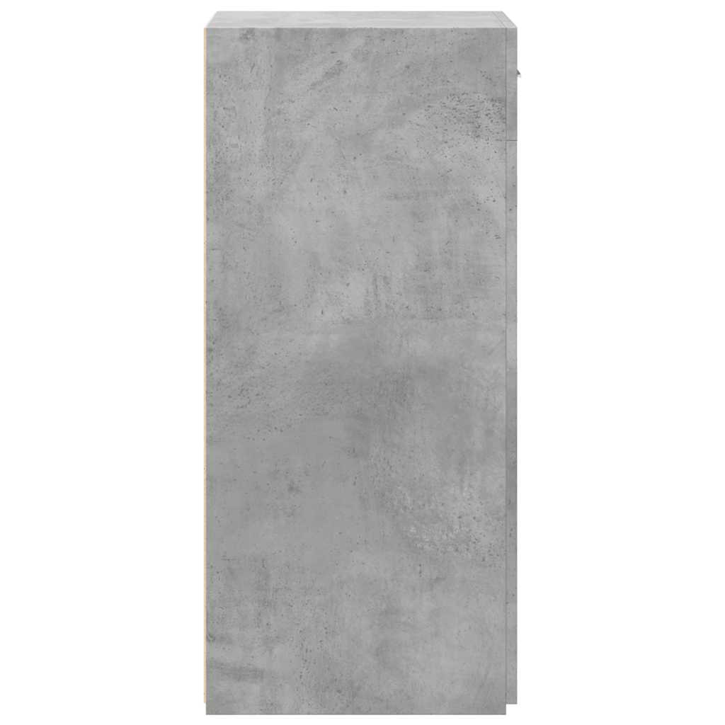 vidaXL Szafka, szarość betonu, 45x42,5x93 cm, materiał drewnopochodny
