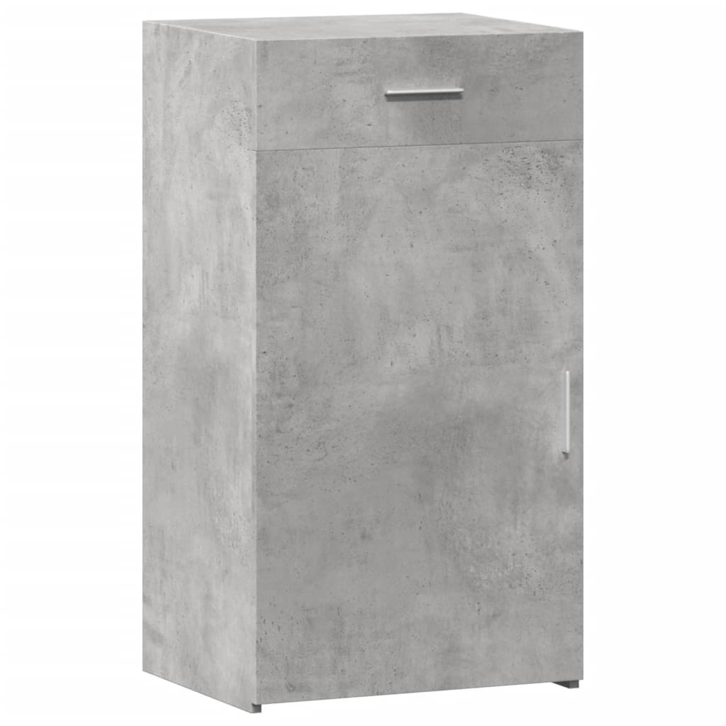 vidaXL Szafka, szarość betonu, 50x42,5x93 cm, materiał drewnopochodny
