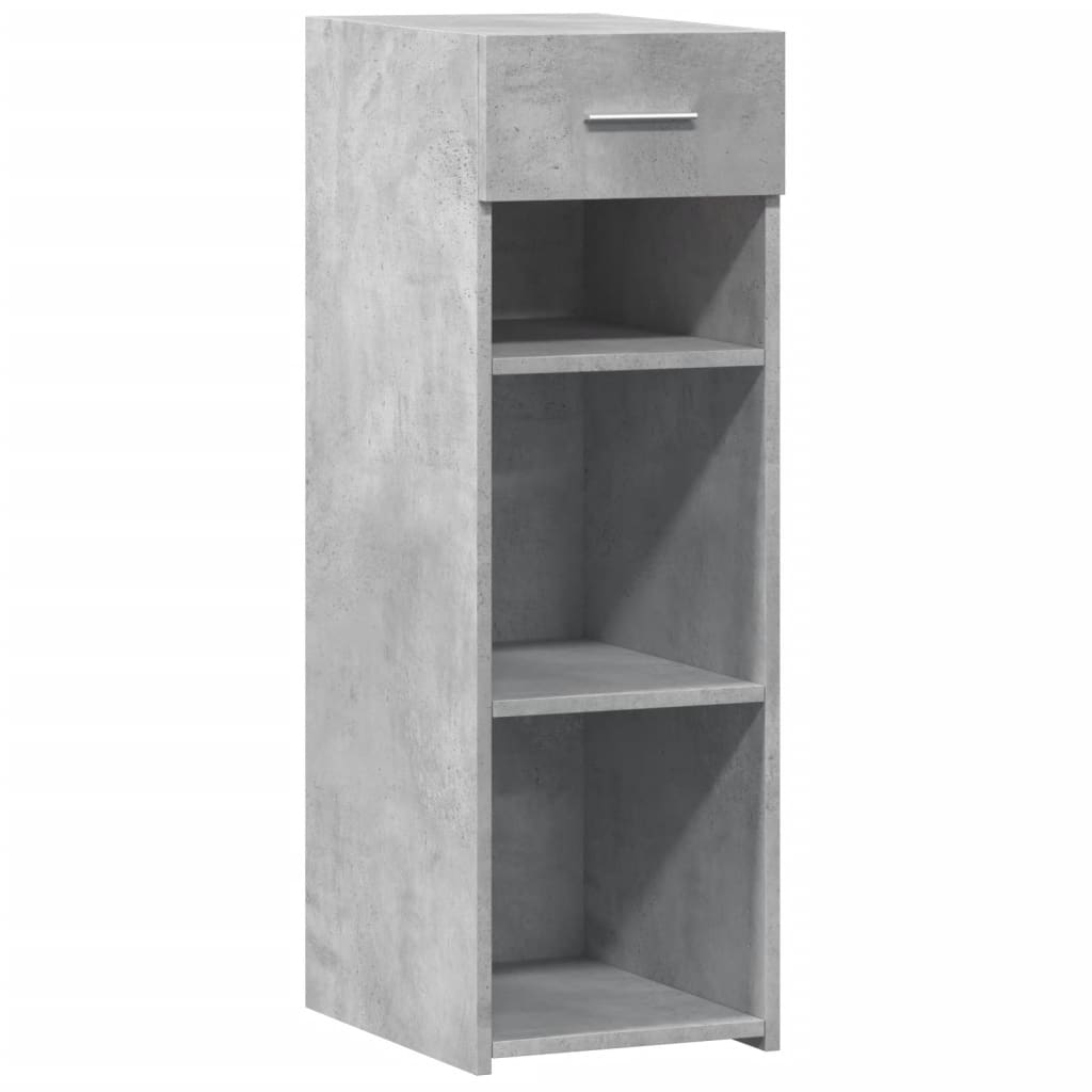 vidaXL Szafka, szarość betonu, 30x42,5x93 cm, materiał drewnopochodny