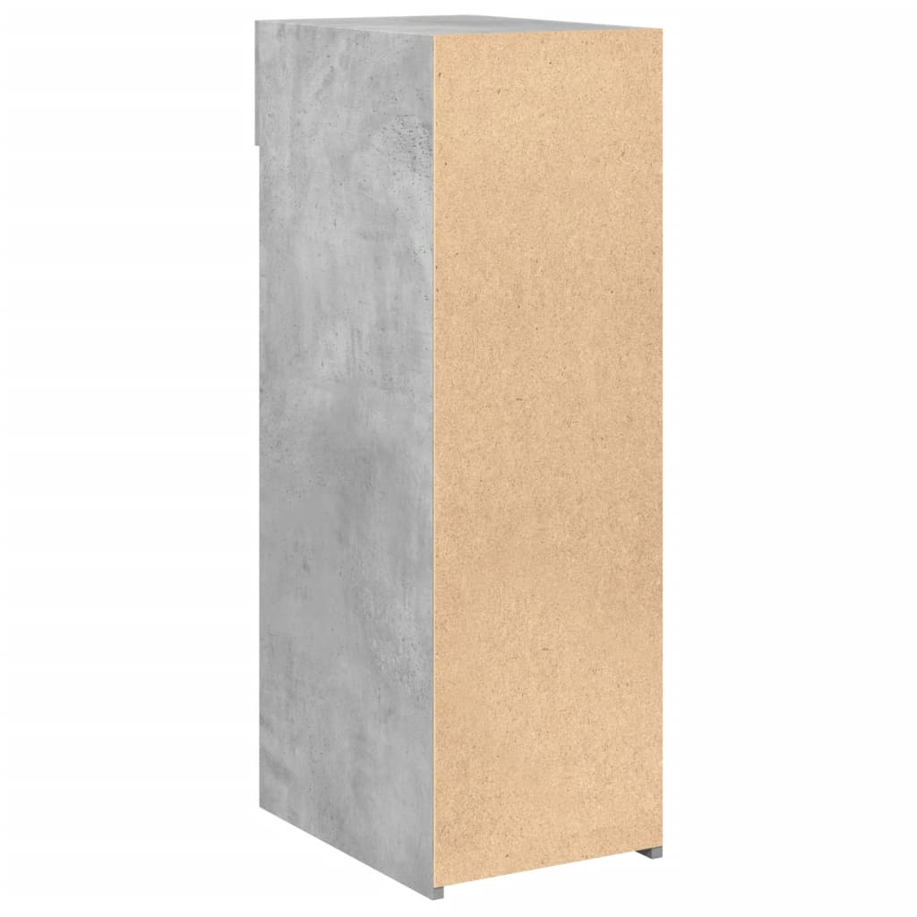 vidaXL Szafka, szarość betonu, 30x42,5x93 cm, materiał drewnopochodny