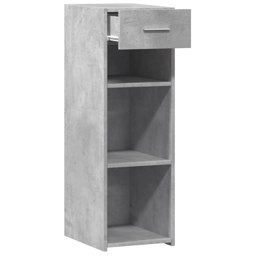 vidaXL Szafka, szarość betonu, 30x42,5x93 cm, materiał drewnopochodny