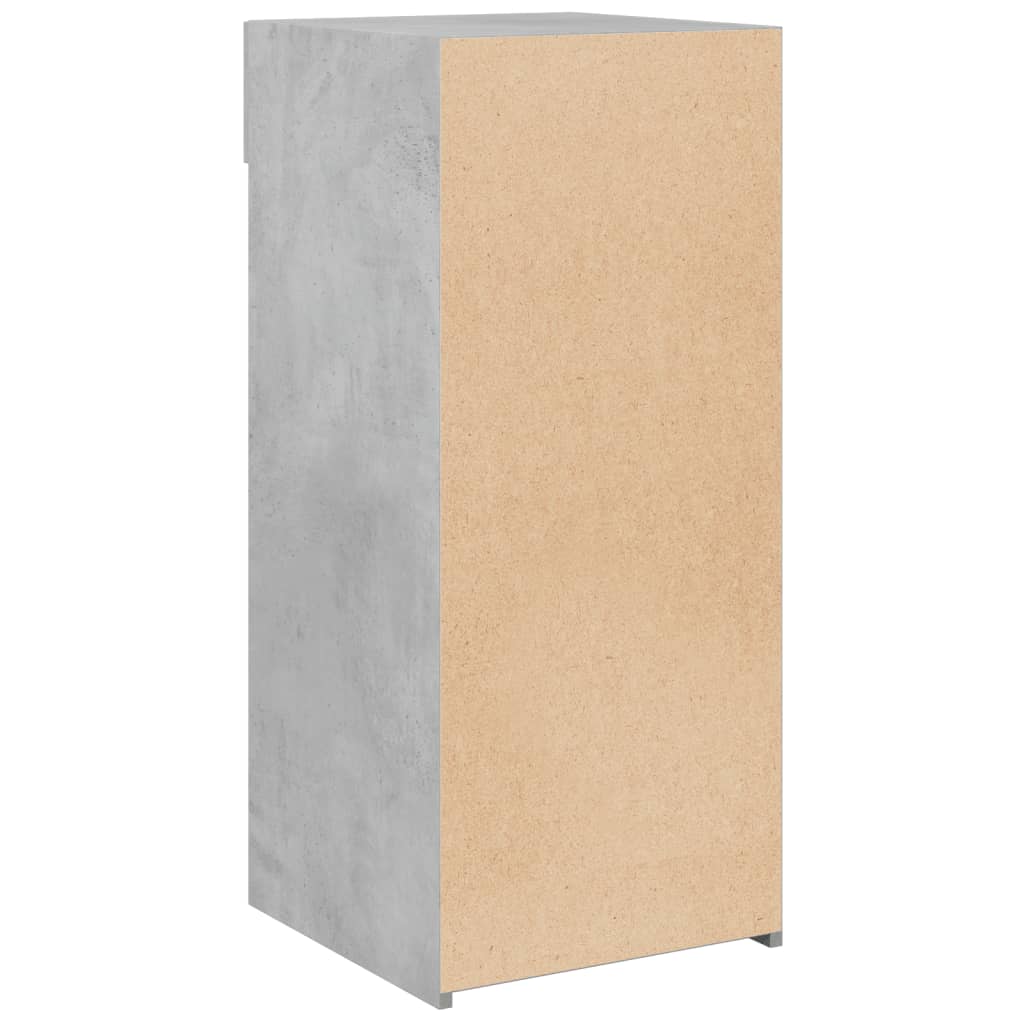 vidaXL Szafka, szarość betonu, 40x42,5x93 cm, materiał drewnopochodny