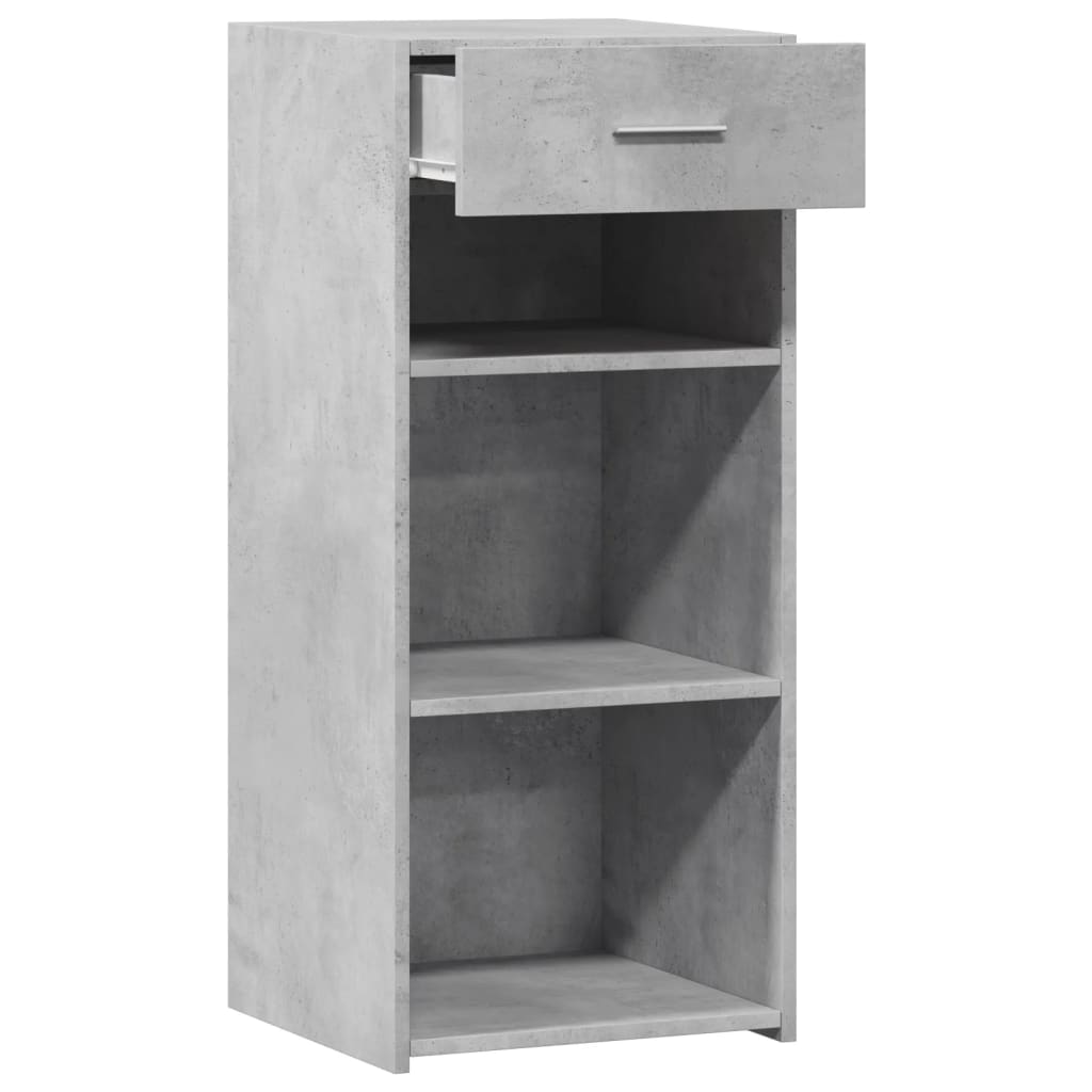 vidaXL Szafka, szarość betonu, 40x42,5x93 cm, materiał drewnopochodny