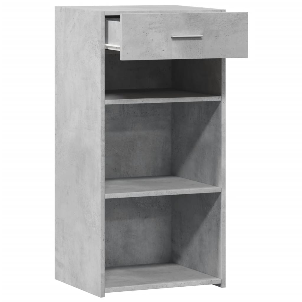 vidaXL Szafka, szarość betonu, 45x42,5x93 cm, materiał drewnopochodny